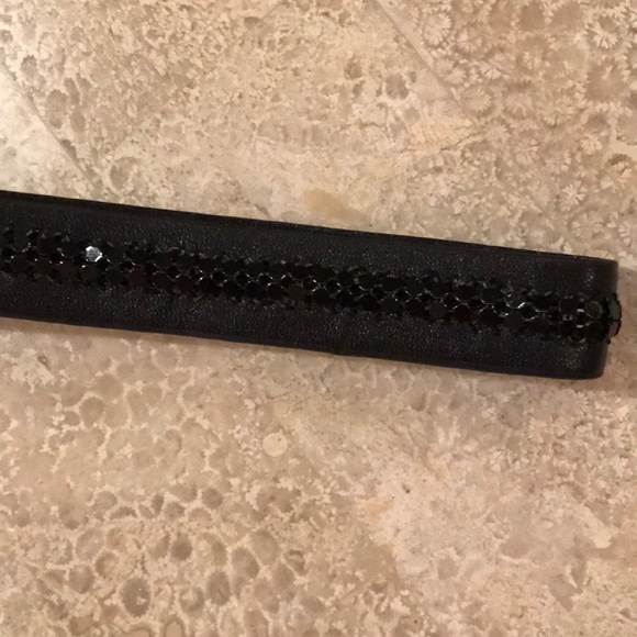 BCBG Max Azria Black Mesh Clutch. - Picture 3 of 7